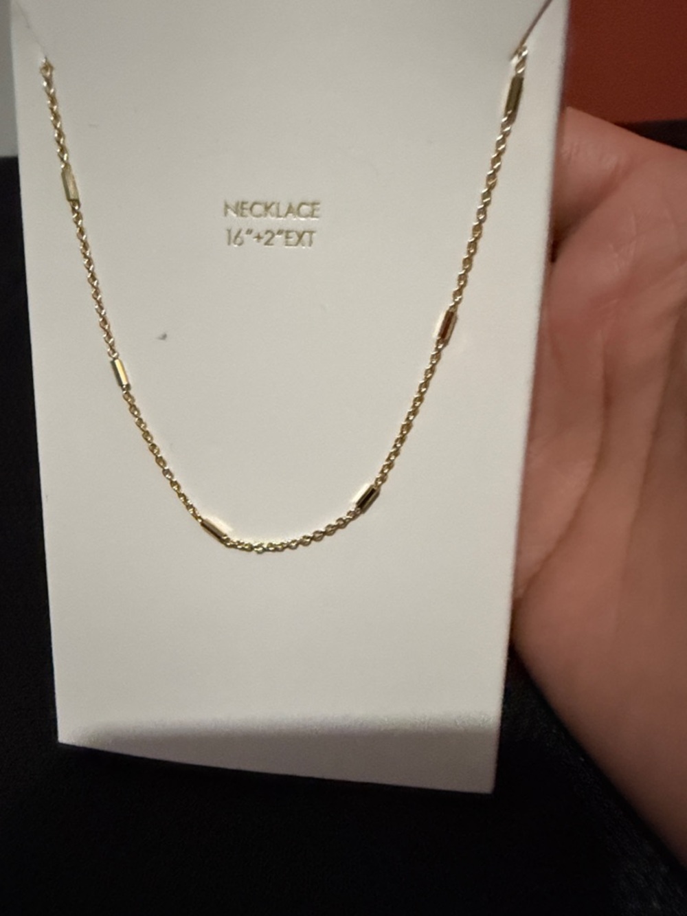 Argento Vivo Gold Layered Sterling Silver Necklace - Picture 3 of 3